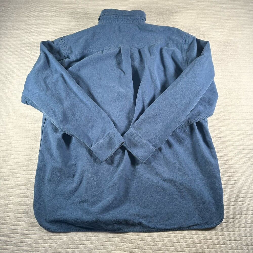 L.L. Bean Blue Men’s Casual Button-Down Shirt - Picture 10 of 12